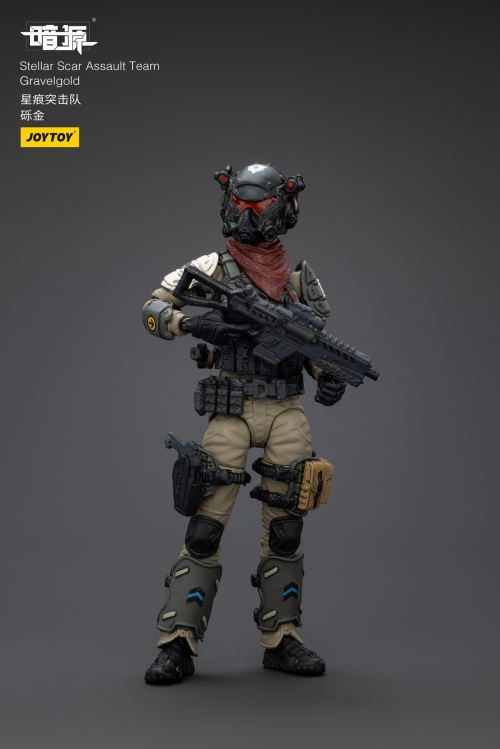 Scar Commando - Gravel Gold/Dark Silicon/Titanium Rock/Fiery Sulfur/Dark Manganese 1/18
