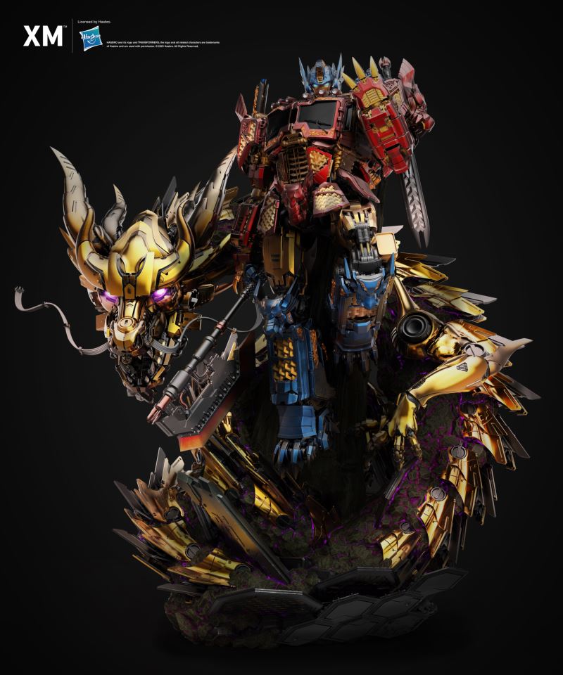 Optimus Prime - Azure Dragon Gold Version (Mythical Beasts Series)