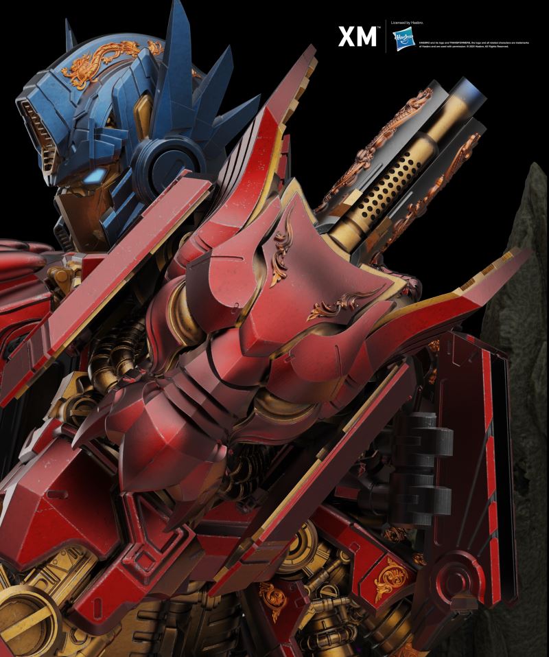 Optimus Prime - Azure Dragon Gold Version (Mythical Beasts Series)