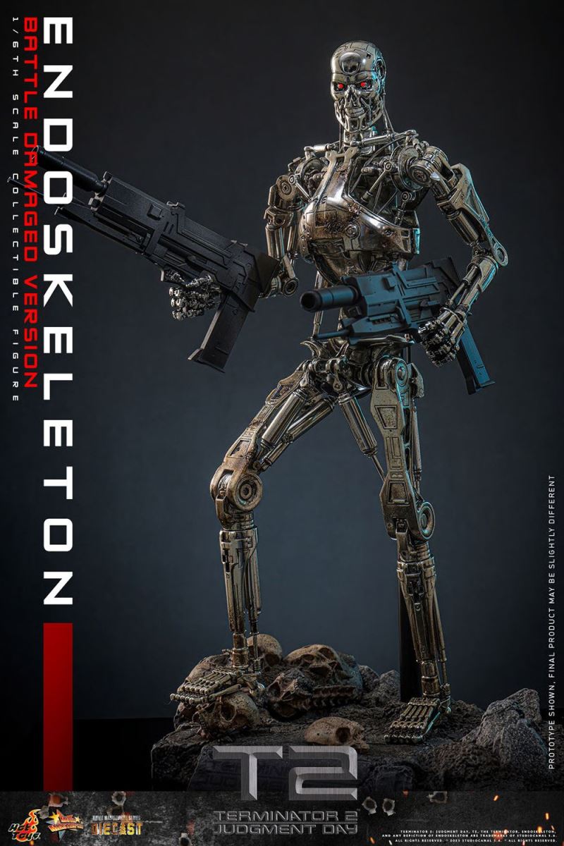 Terminator 2: Judgment Day Endoskeleton (Battle Damaged Version) 1/6