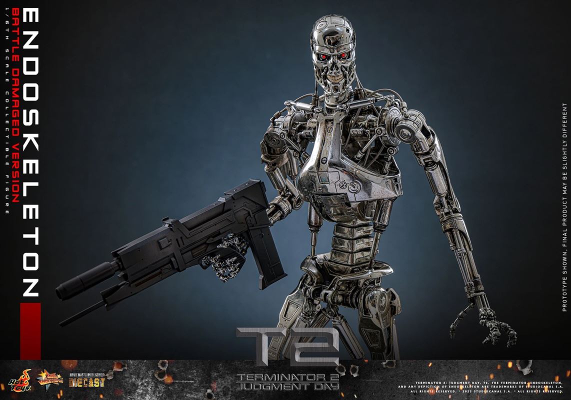 Terminator 2: Judgment Day Endoskeleton (Battle Damaged Version) 1/6