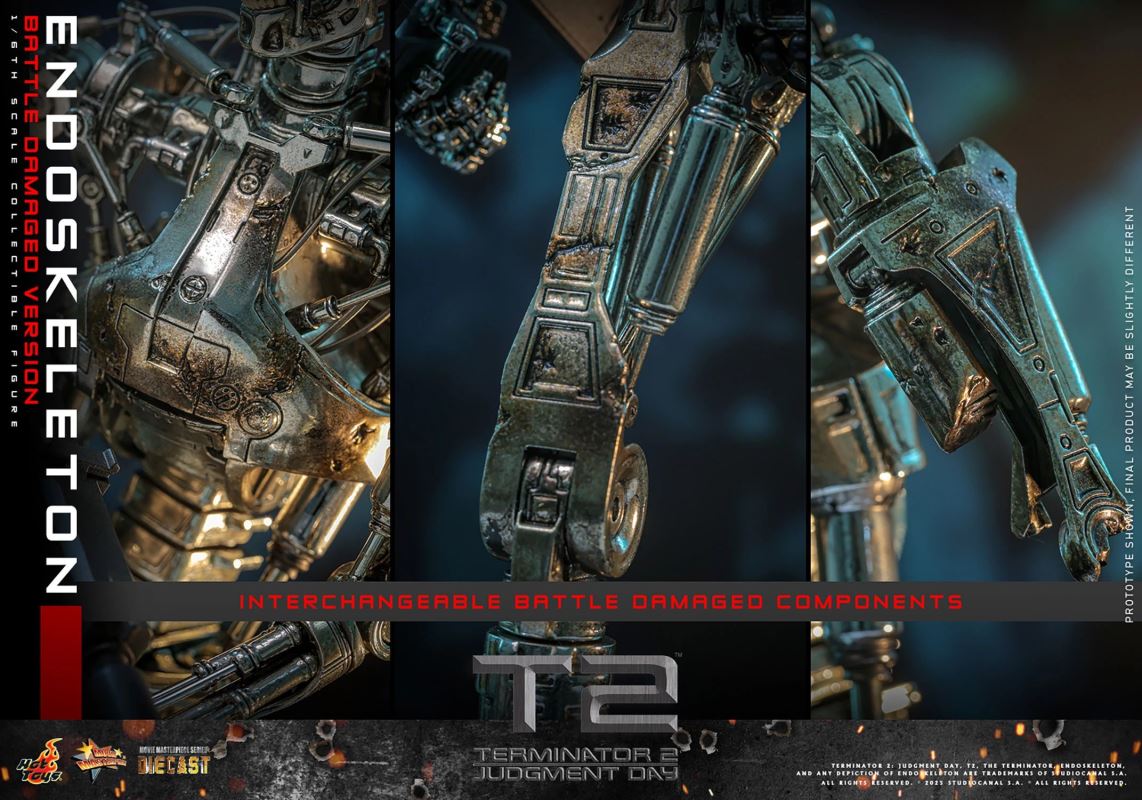 Terminator 2: Judgment Day Endoskeleton (Battle Damaged Version) 1/6