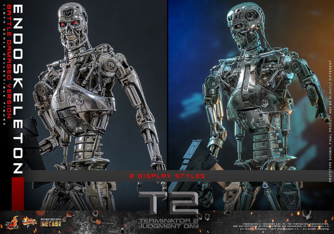 Terminator 2: Judgment Day Endoskeleton (Battle Damaged Version) 1/6