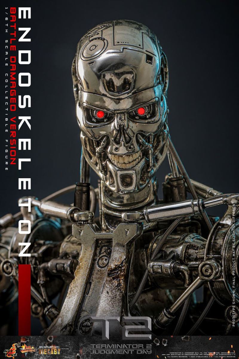 Terminator 2: Judgment Day Endoskeleton (Battle Damaged Version) 1/6