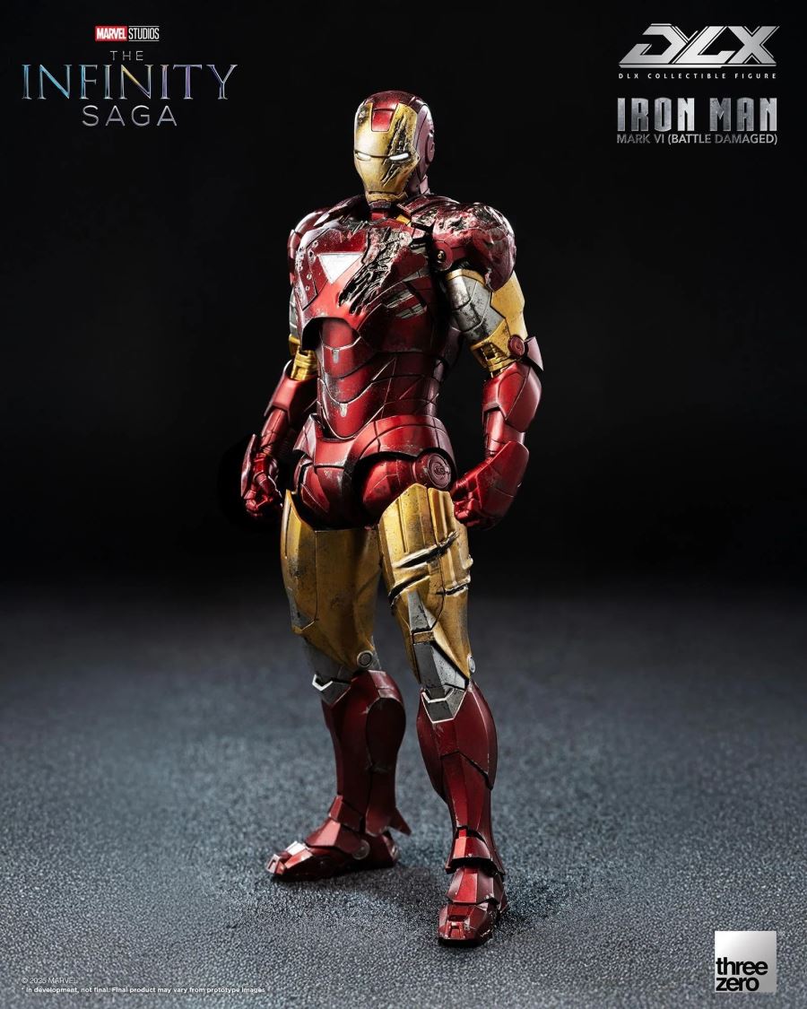 Marvel Studios: Infinity Saga DLX Iron Man Mark VI (Battle Damaged)