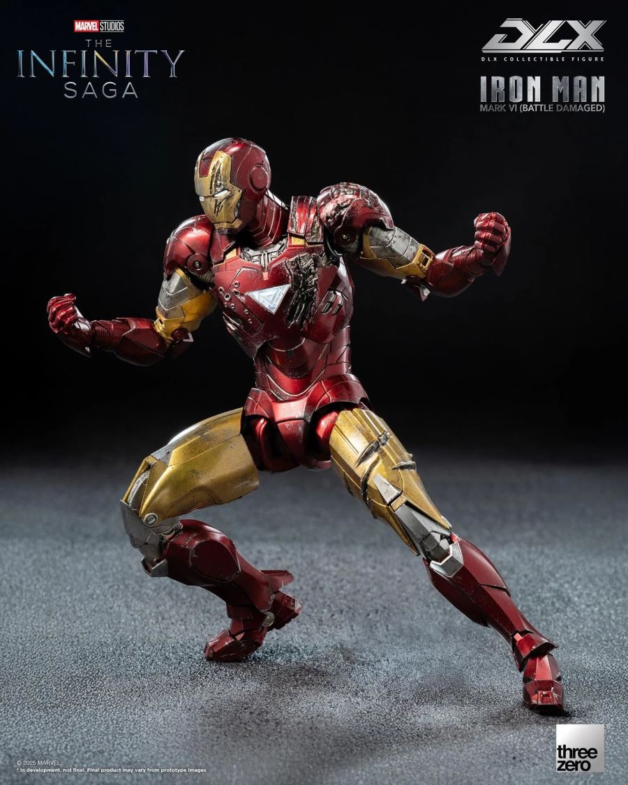 Marvel Studios: Infinity Saga DLX Iron Man Mark VI (Battle Damaged)