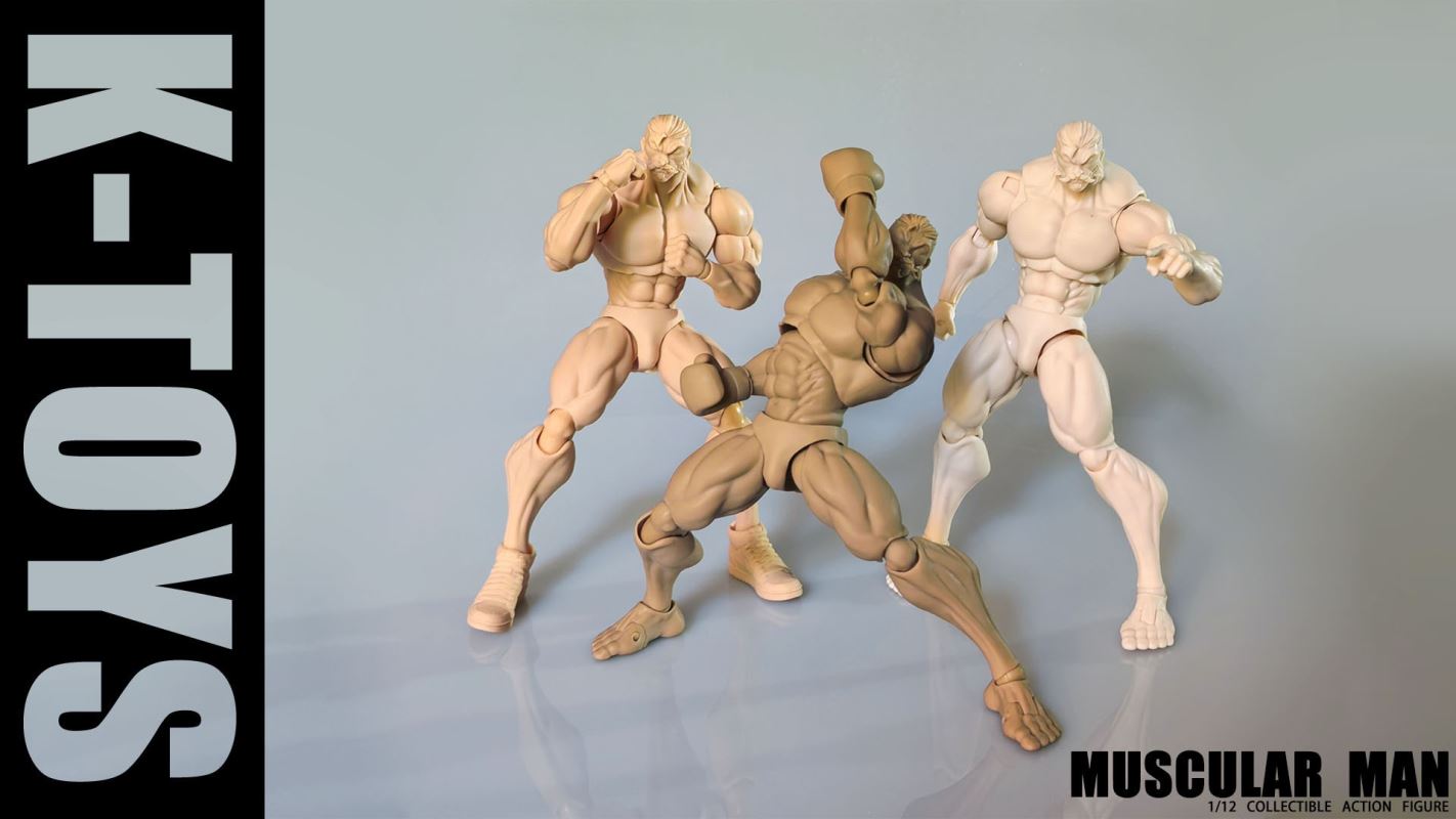 Strong Muscular Man Body [KT01] 1/12