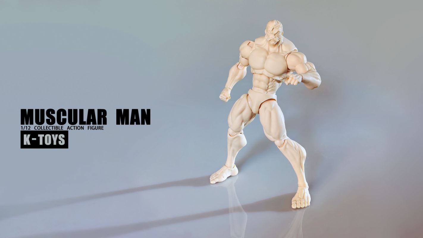 Strong Muscular Man Body [KT01] 1/12