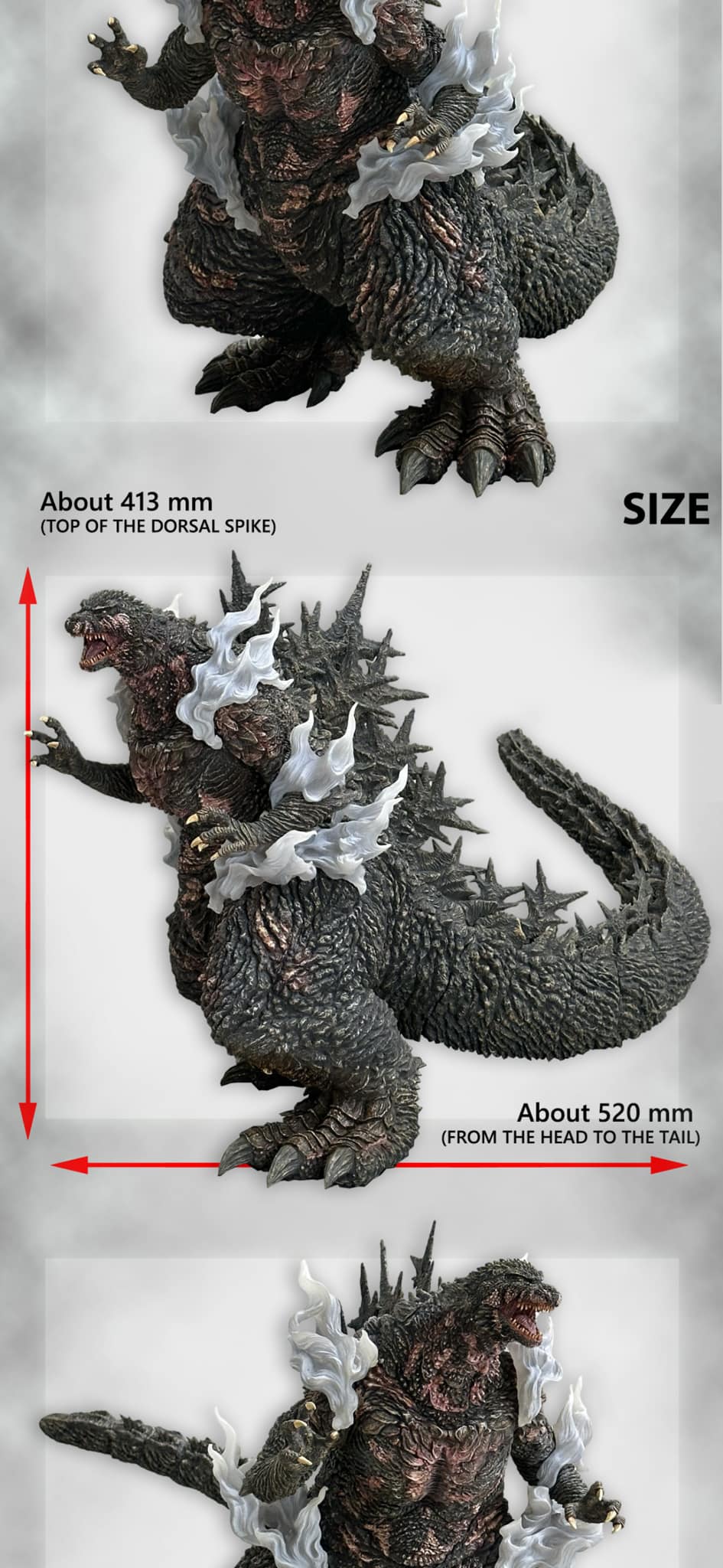 Godzilla Minus One Heat Ray Scorched Ver