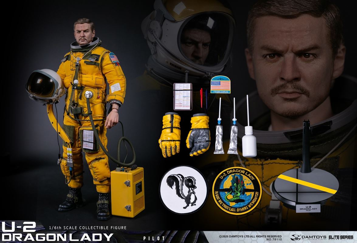 U-2 Dragon Lady Reconnaissance Aircraft Pilot NO.78110 1/6