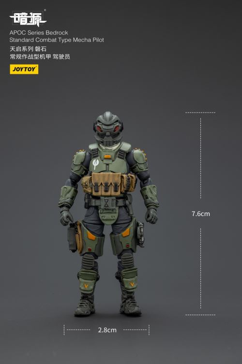 Apocalypse Series - Rock Conventional Combat Mecha/Storm Hurricane Fire Support Mecha/Pilot 1/25