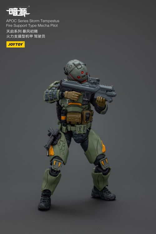 Apocalypse Series - Rock Conventional Combat Mecha/Storm Hurricane Fire Support Mecha/Pilot 1/25