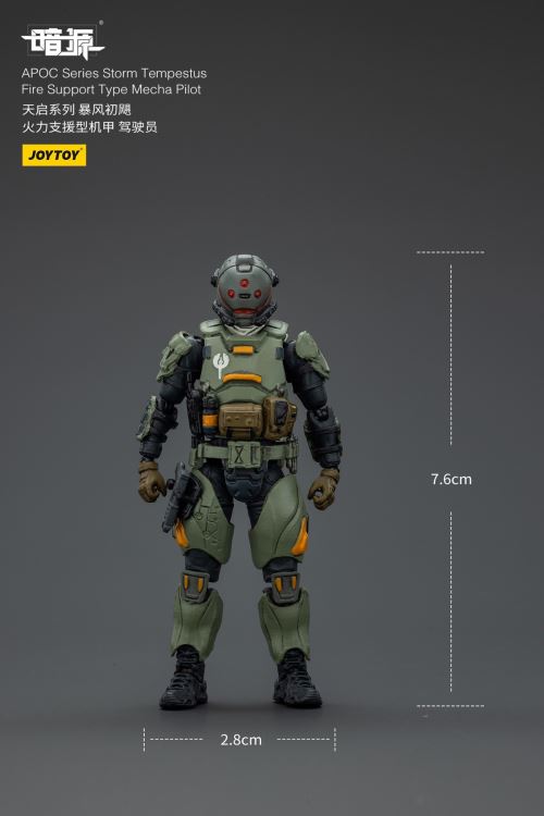 Apocalypse Series - Rock Conventional Combat Mecha/Storm Hurricane Fire Support Mecha/Pilot 1/25