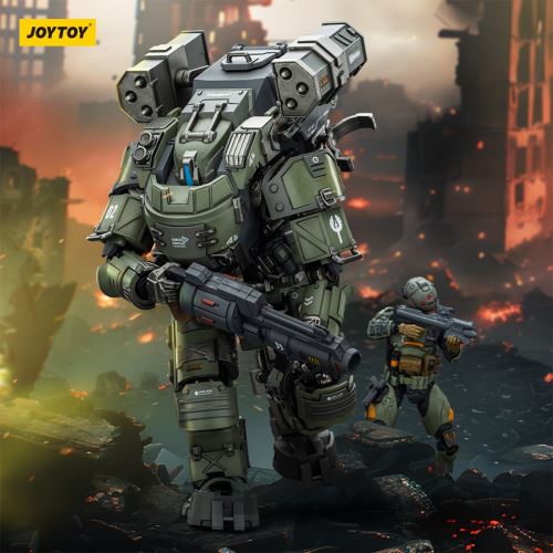 Apocalypse Series - Rock Conventional Combat Mecha/Storm Hurricane Fire Support Mecha/Pilot 1/25