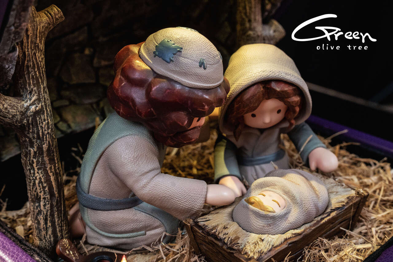 Christmas Story Nativity Music box