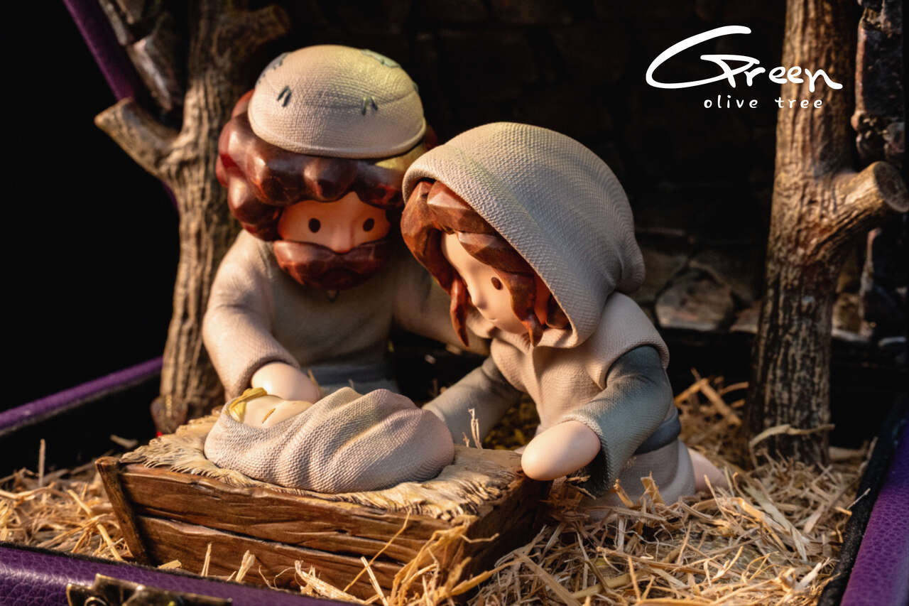 Christmas Story Nativity Music box