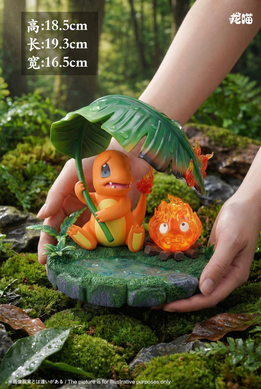 Charmander & Calcifer in the Rain
