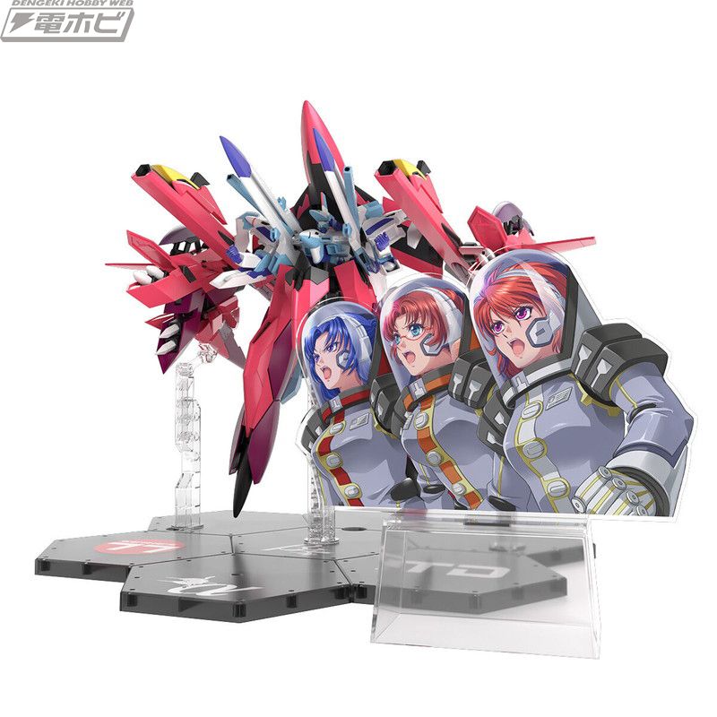SMP [SHOKUGAN MODELING PROJECT] Super Robot Wars OG Ibis & Tsugumi & Sorey Cut-in Acrylic Stand