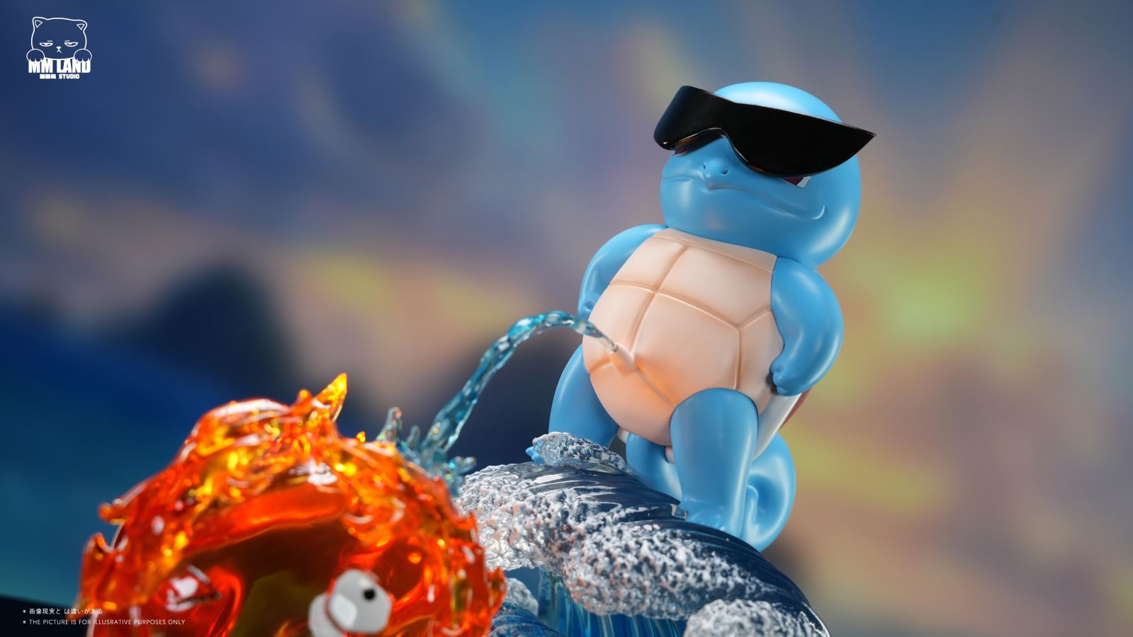 Calcifer & Squirtle - Pokemon
