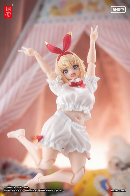 Puff Sleeves Loungewear (White)