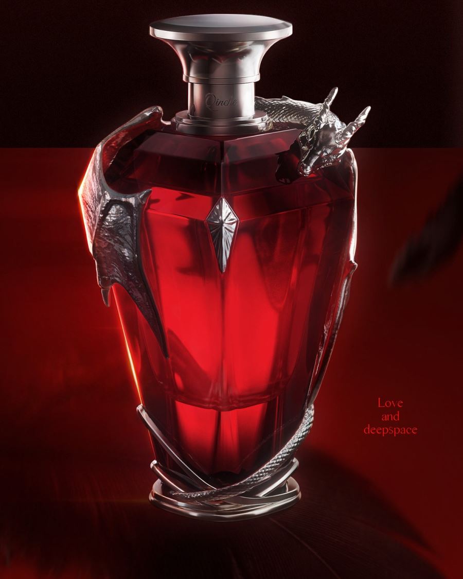 Paper Presented - Love and Deepspace Sylus Clutching Heart Series Exclusive Perfume - Dragon’s Breath Blazing Kiss [Licensed]
