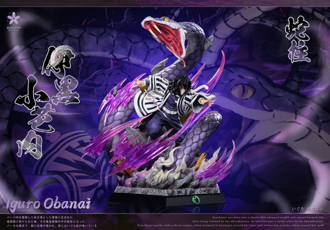 Obanai Iguro Snake Hashira - Demon Slayer