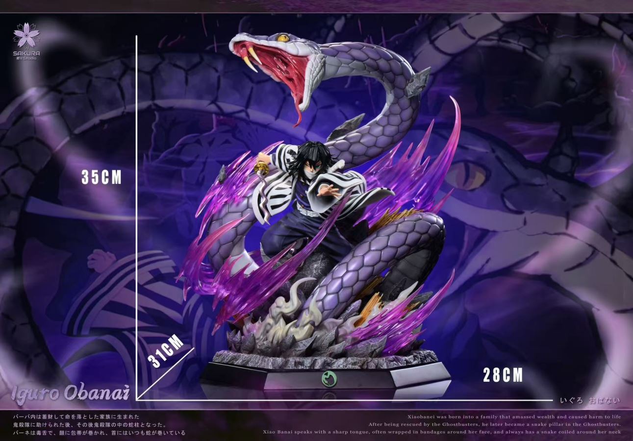 Obanai Iguro Snake Hashira - Demon Slayer