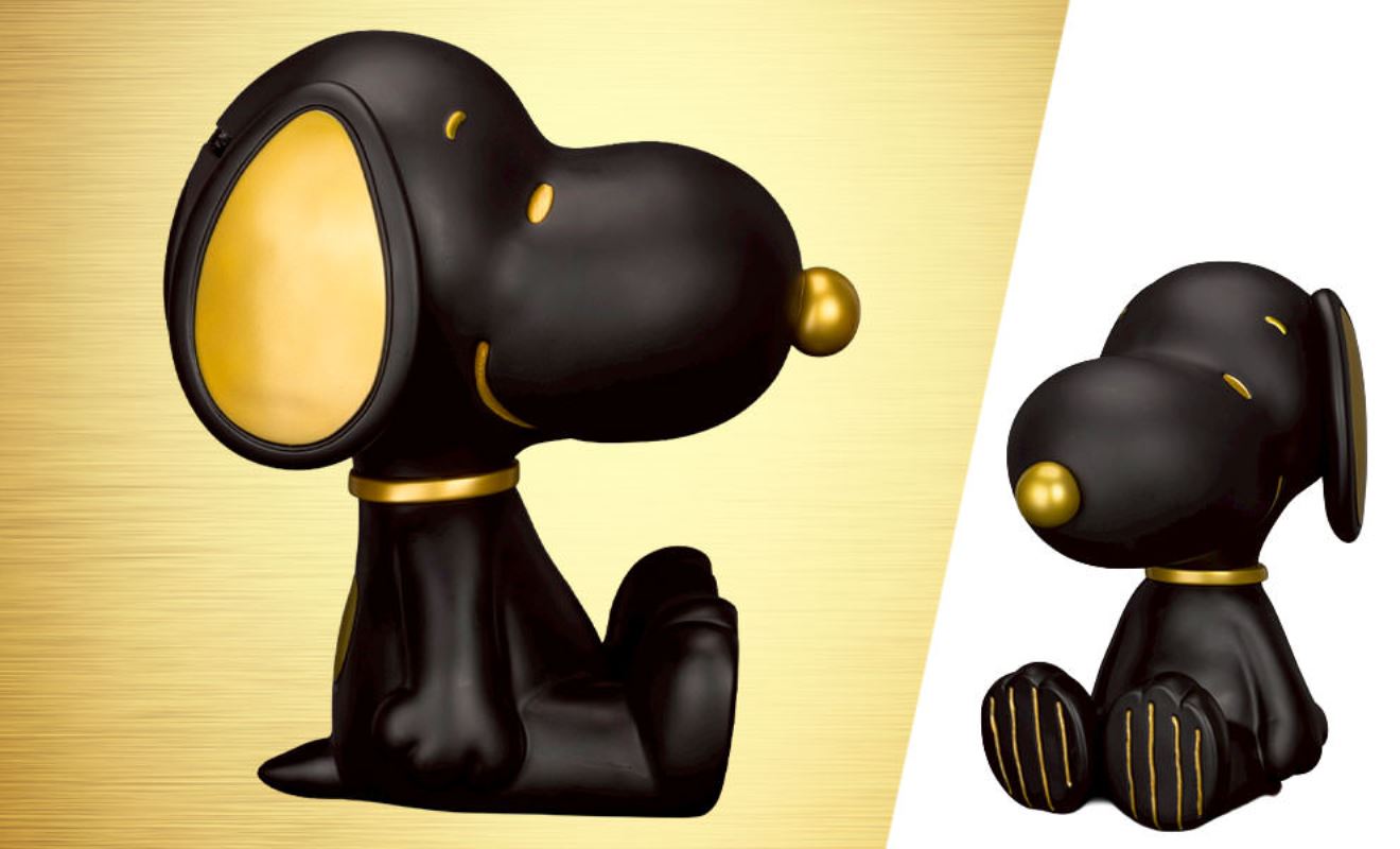 Snoopy Piggy Bank [Black & Gold Version]