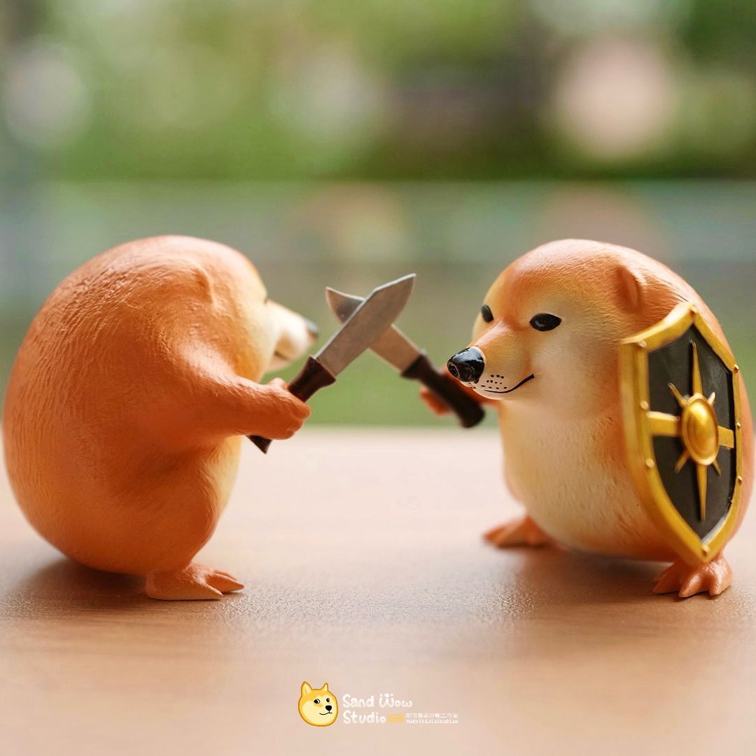 Silly Sword and Shield Dog