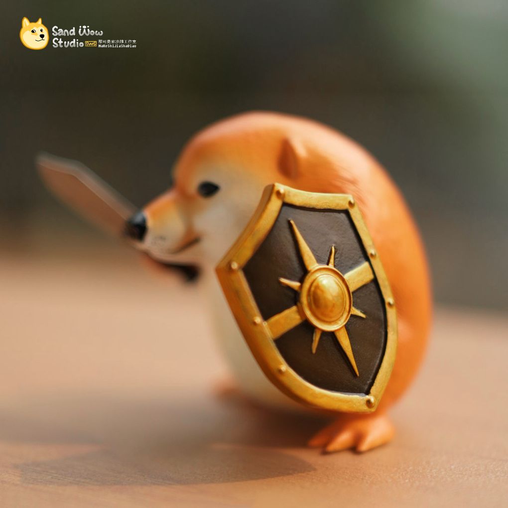 Silly Sword and Shield Dog