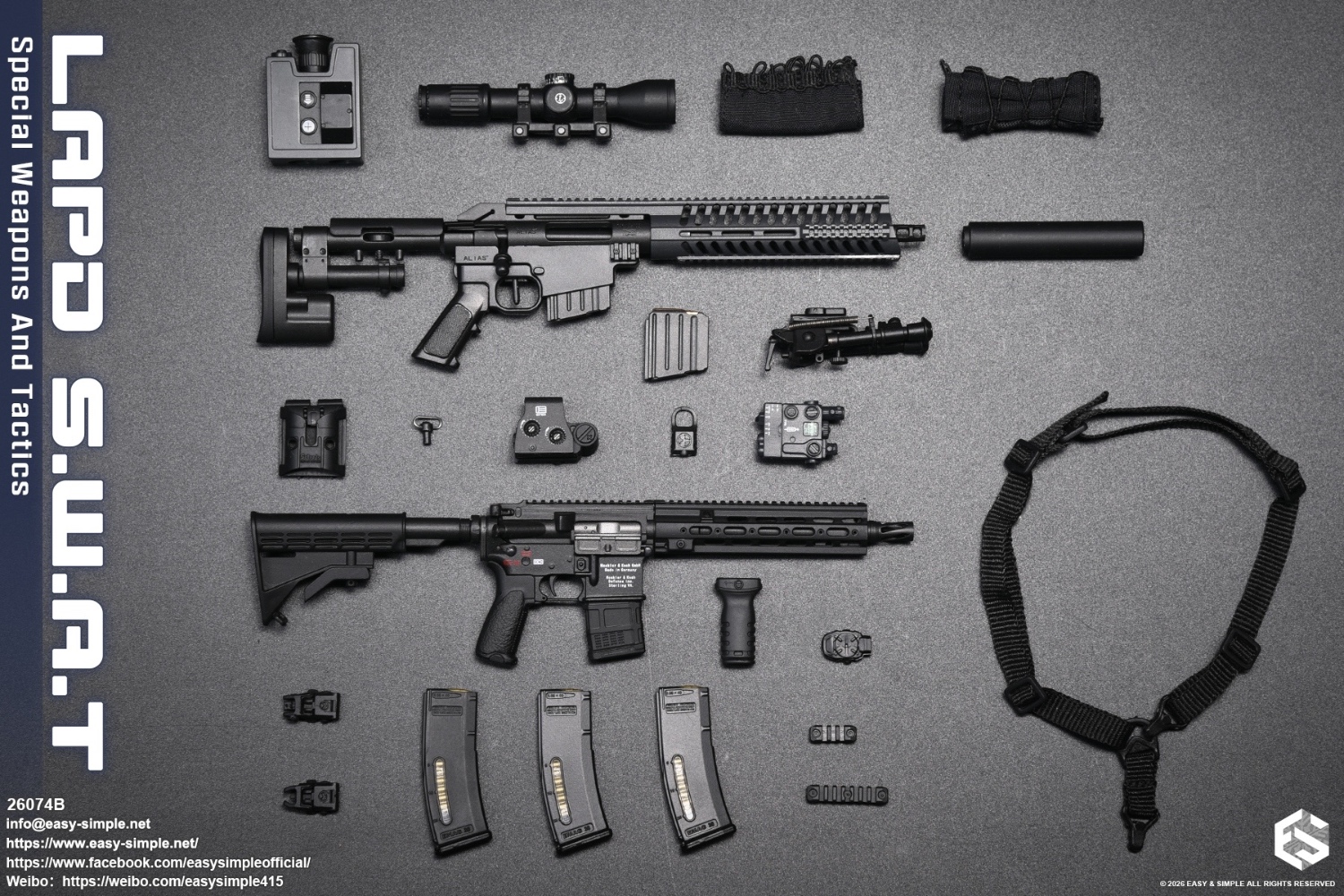LAPD SWAT Female Team Member [Type B] 1/6
