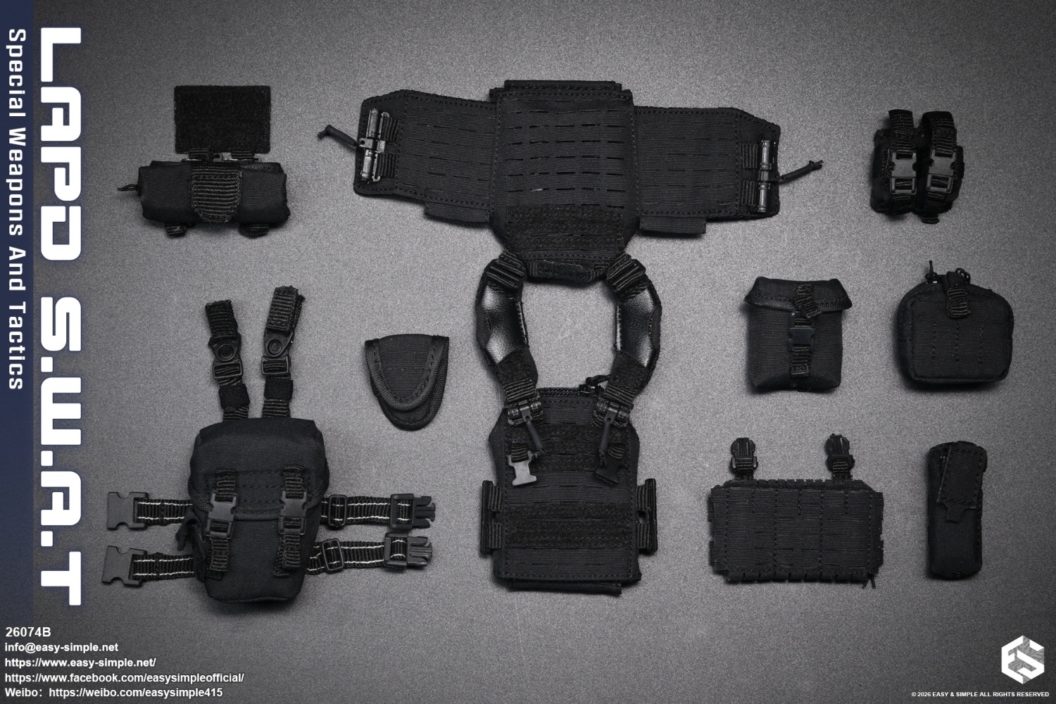 LAPD SWAT Female Team Member [Type B] 1/6