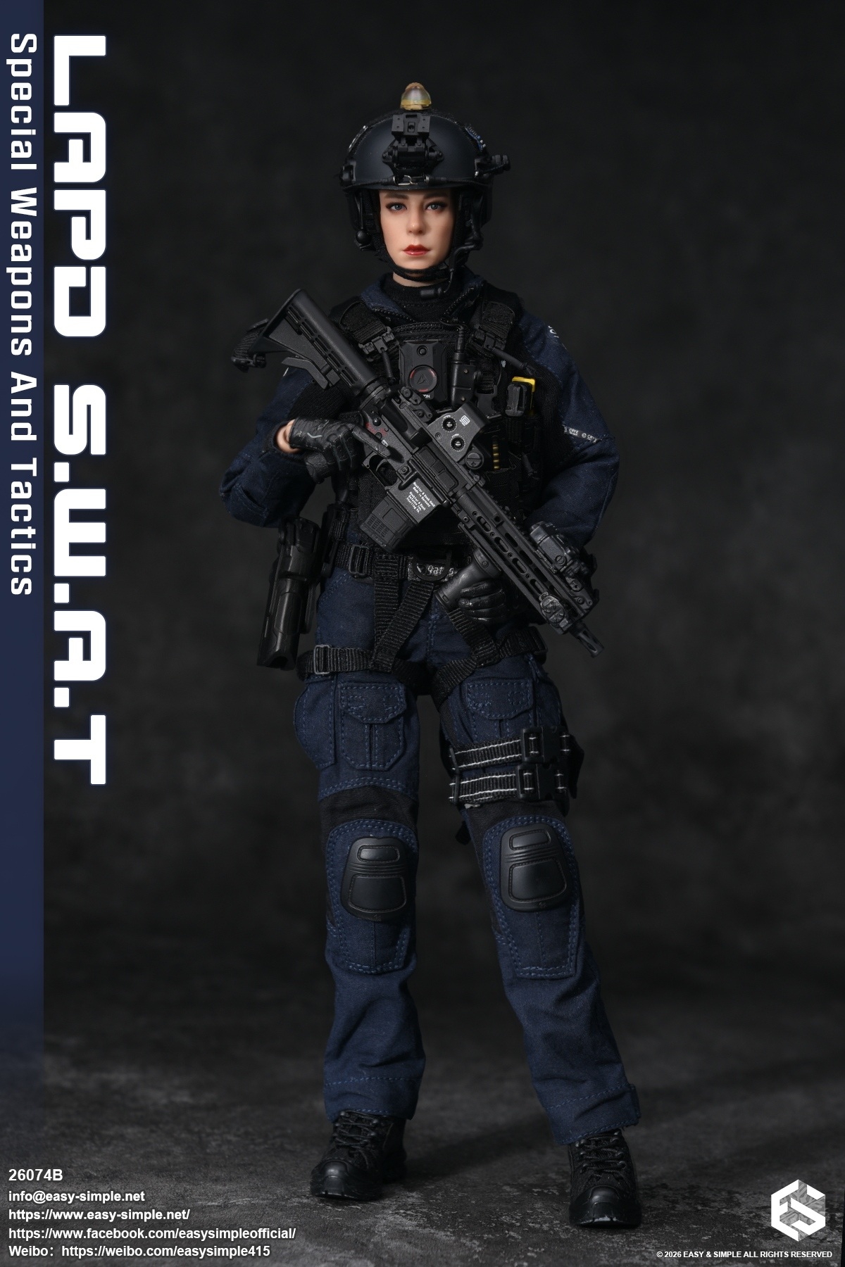 LAPD SWAT Female Team Member [Type B] 1/6