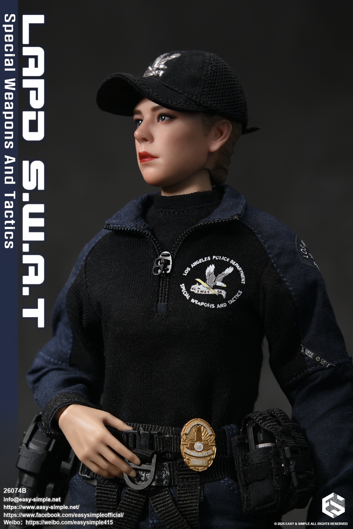 LAPD SWAT Female Team Member [Type B] 1/6