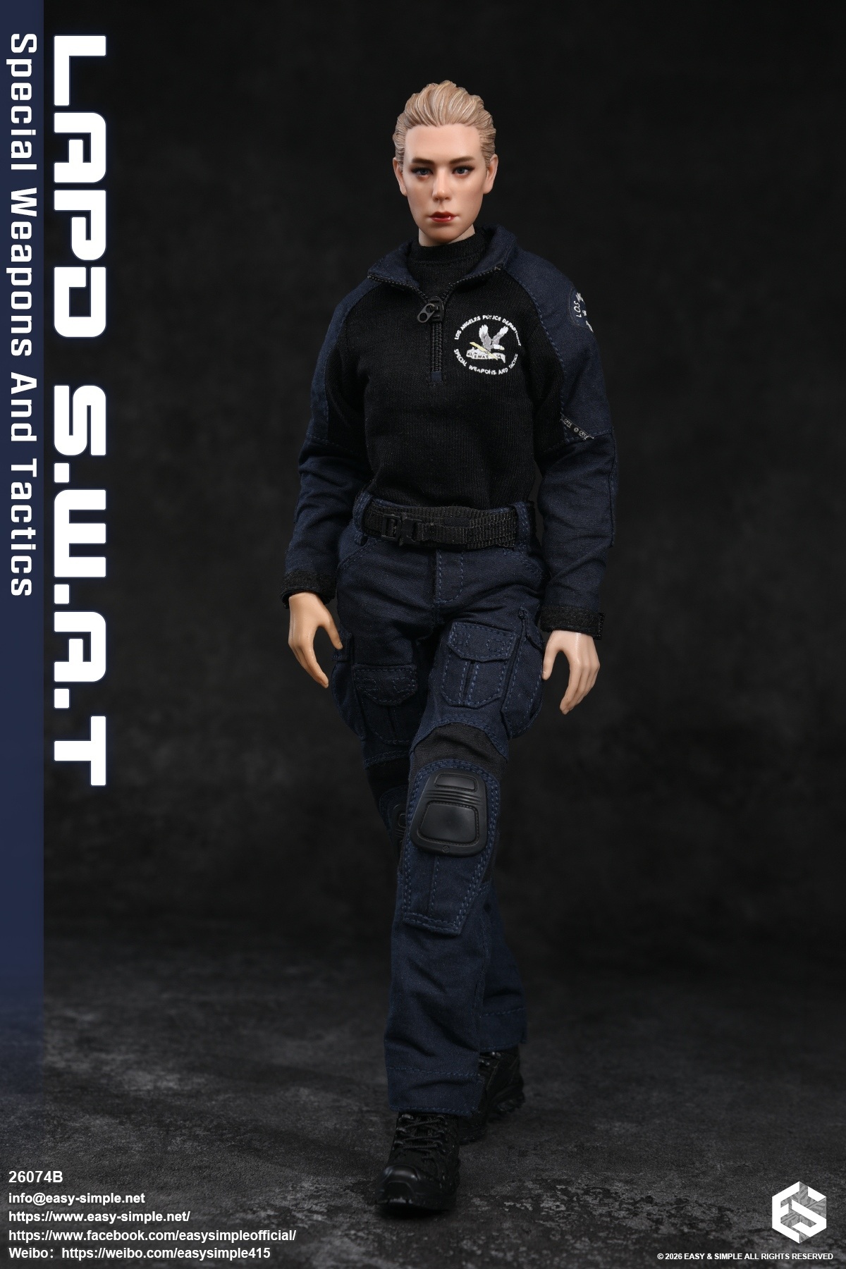 LAPD SWAT Female Team Member [Type B] 1/6