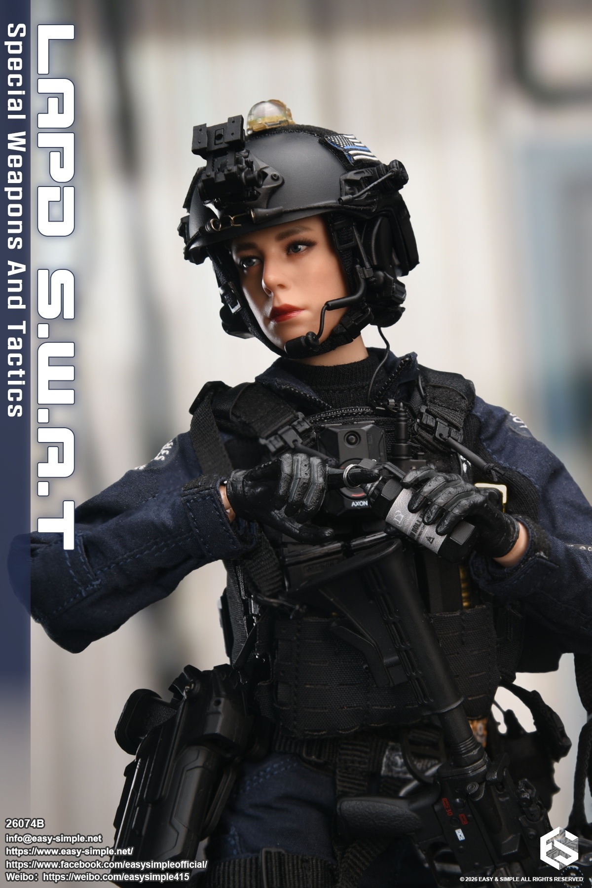 LAPD SWAT Female Team Member [Type B] 1/6