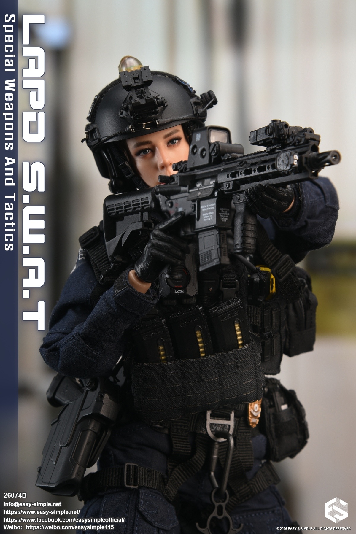LAPD SWAT Female Team Member [Type B] 1/6