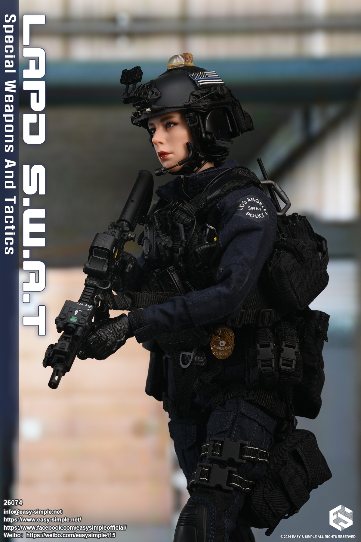 LAPD SWAT Female Team Member [Type B] 1/6