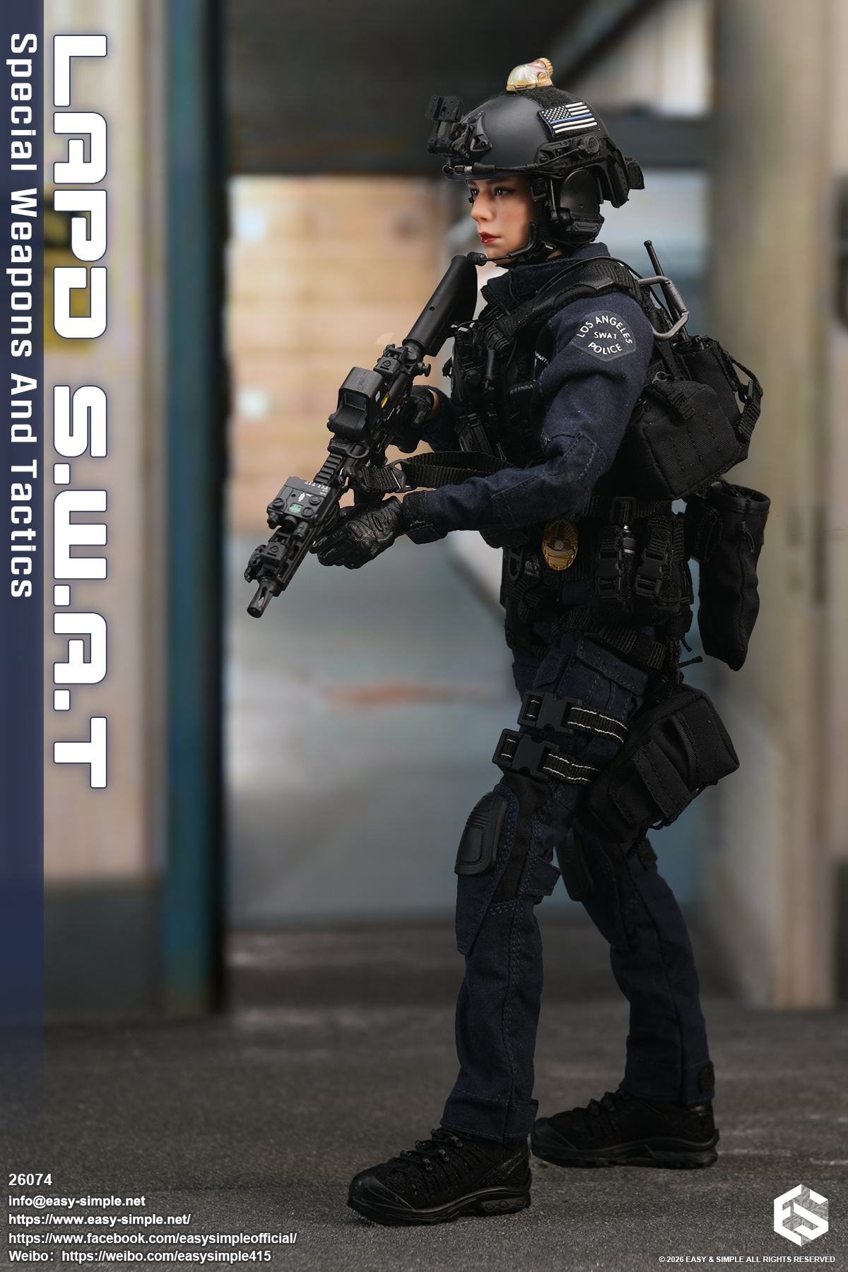 LAPD SWAT Female Team Member [Type B] 1/6