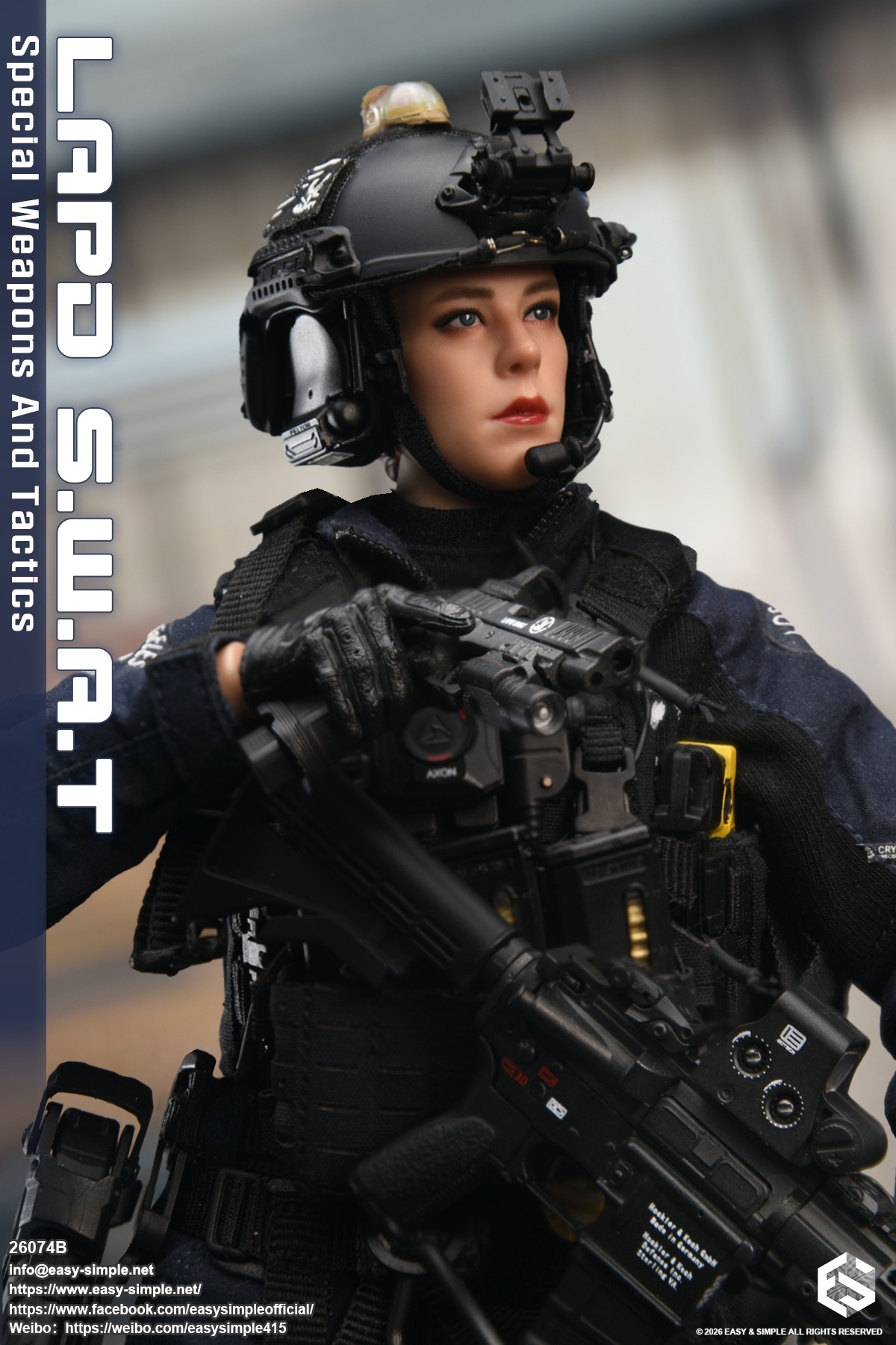 LAPD SWAT Female Team Member [Type B] 1/6