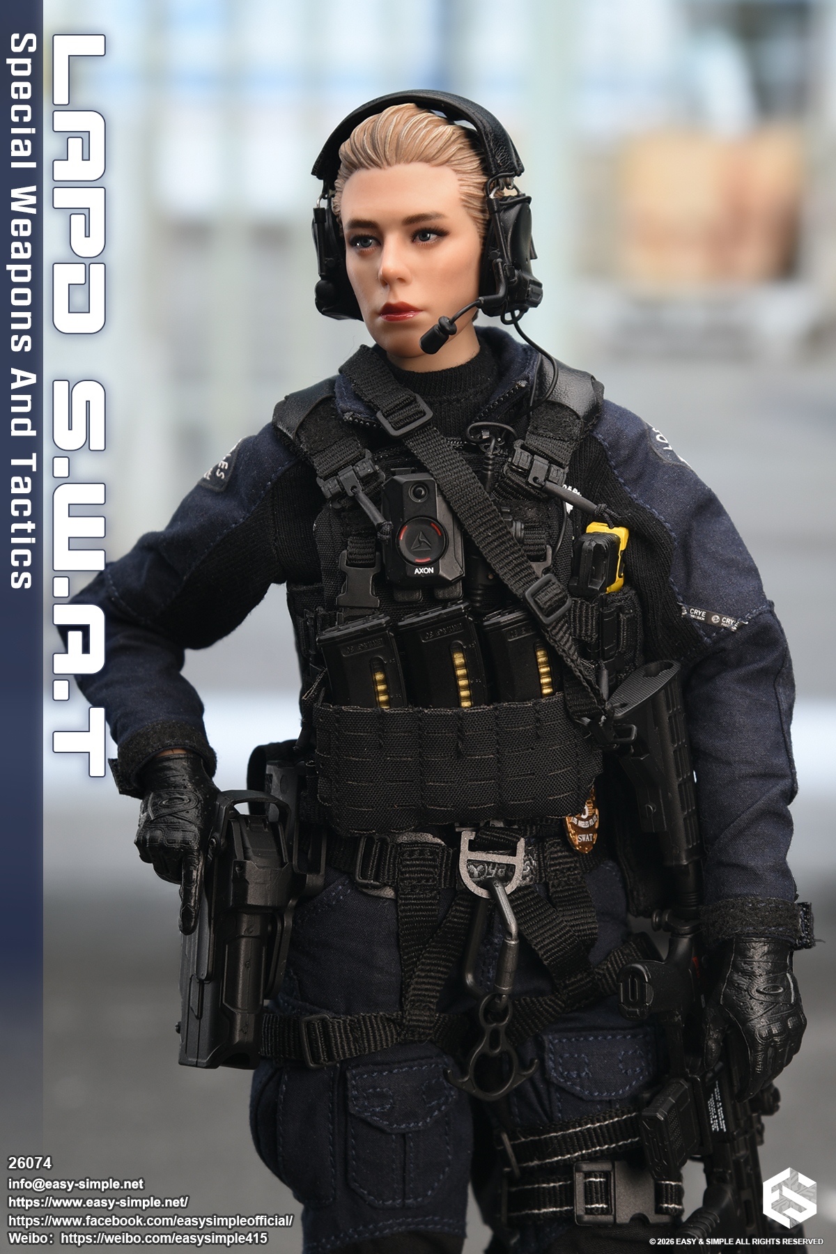 LAPD SWAT Female Team Member [Type B] 1/6