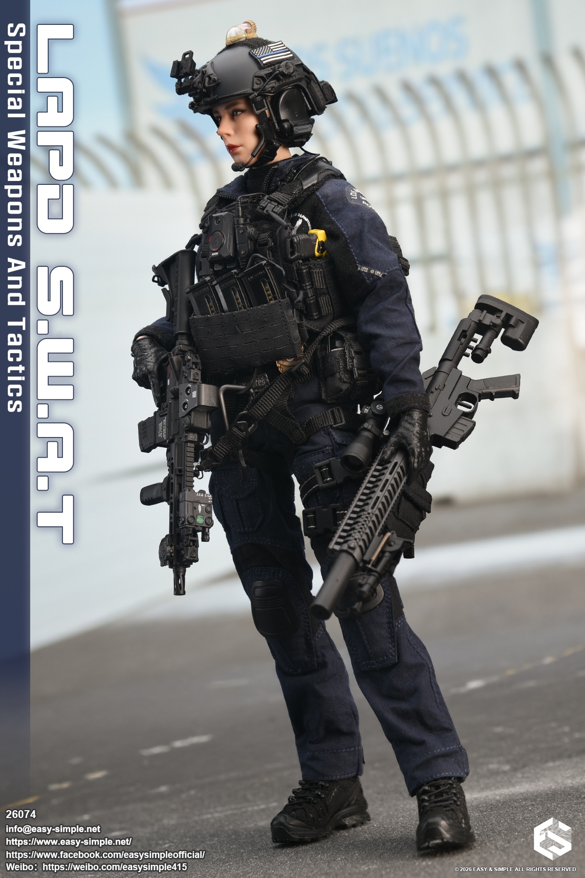 LAPD SWAT Female Team Member [Type B] 1/6