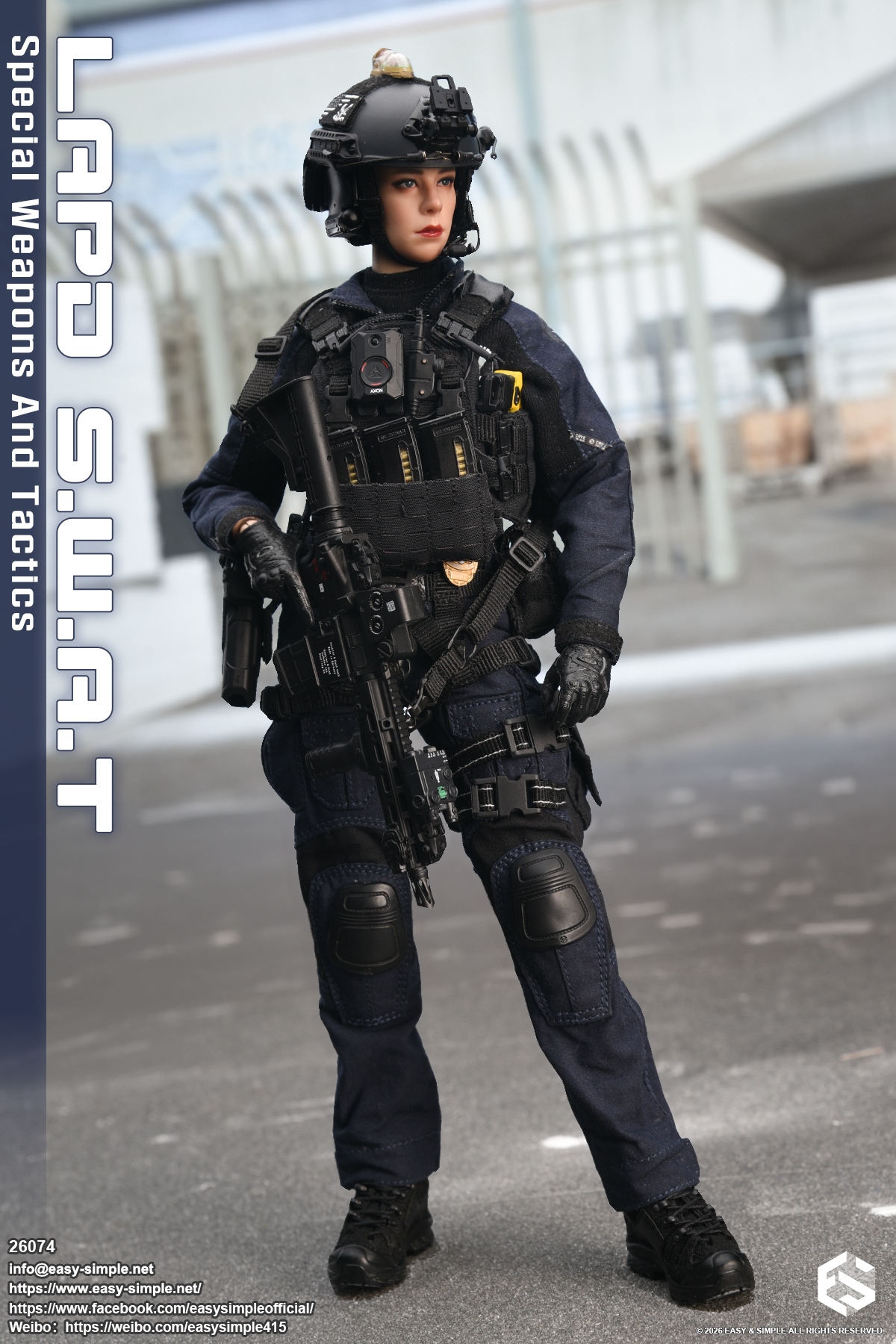 LAPD SWAT Female Team Member [Type B] 1/6