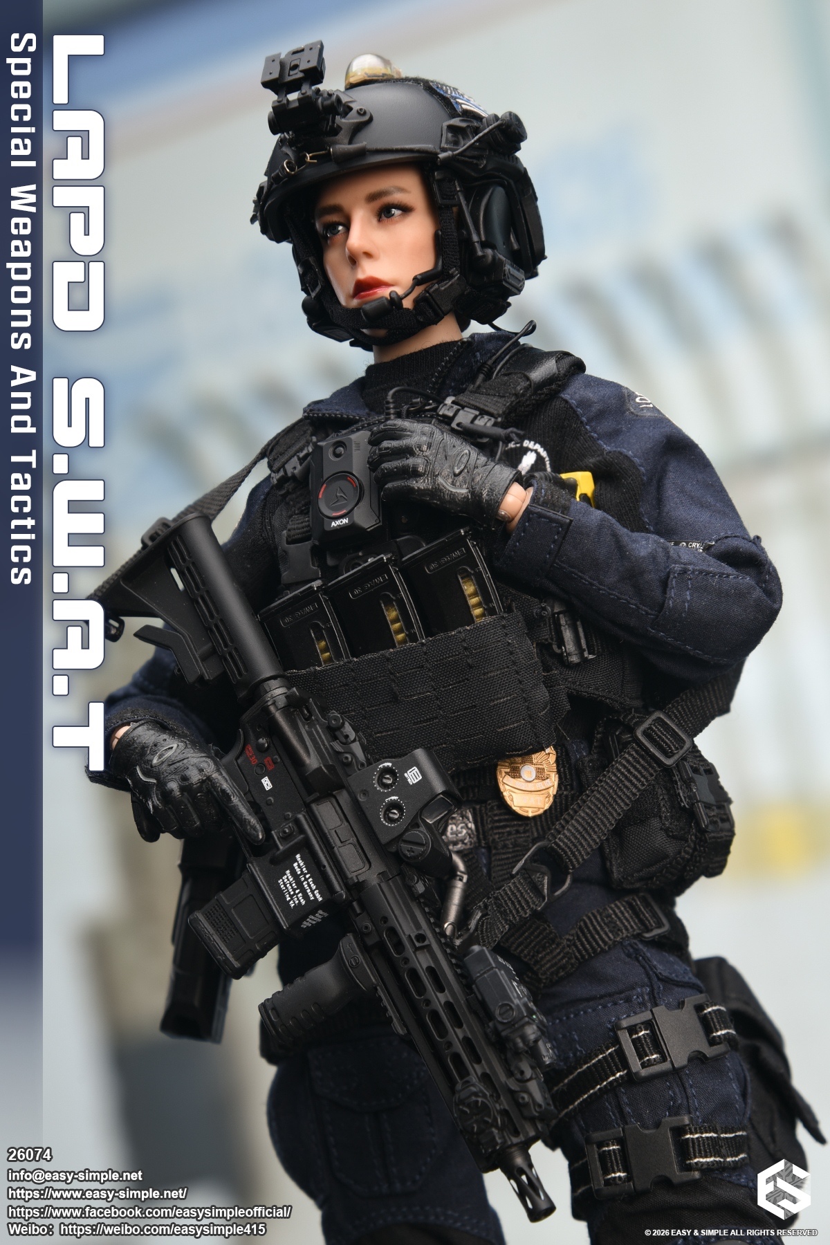 LAPD SWAT Female Team Member [Type B] 1/6