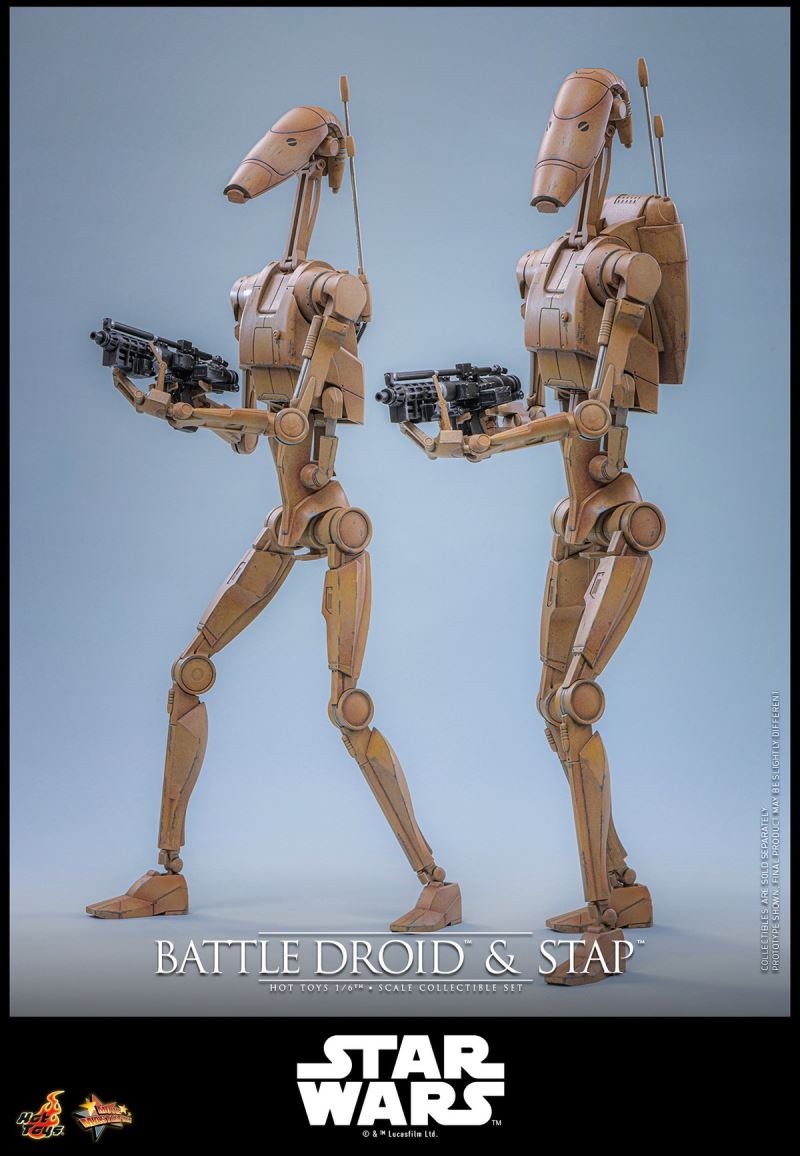 Star Wars: Episode I – The Phantom Menace - Battle Droid & STAP 1/6