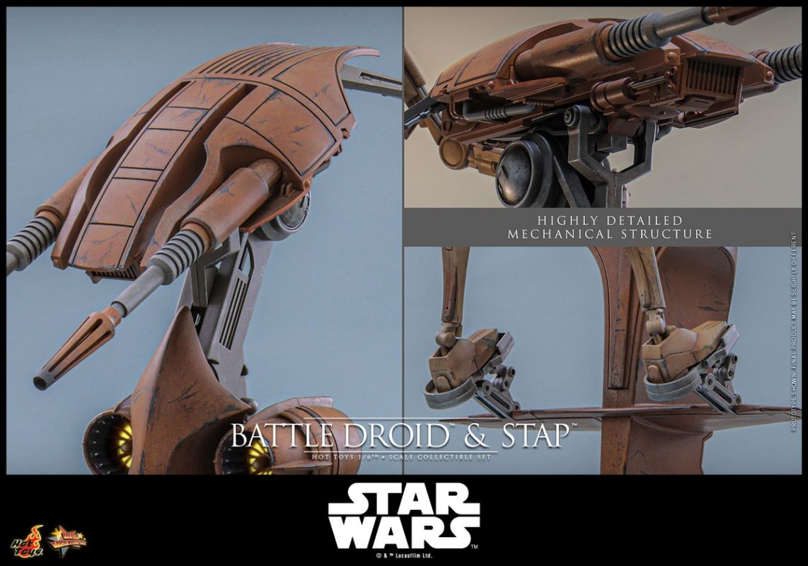 Star Wars: Episode I – The Phantom Menace - Battle Droid & STAP 1/6