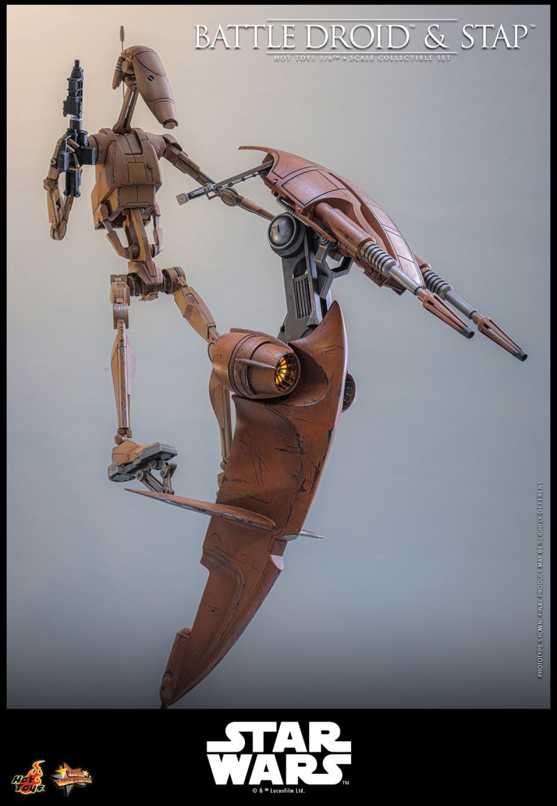 Star Wars: Episode I – The Phantom Menace - Battle Droid & STAP 1/6