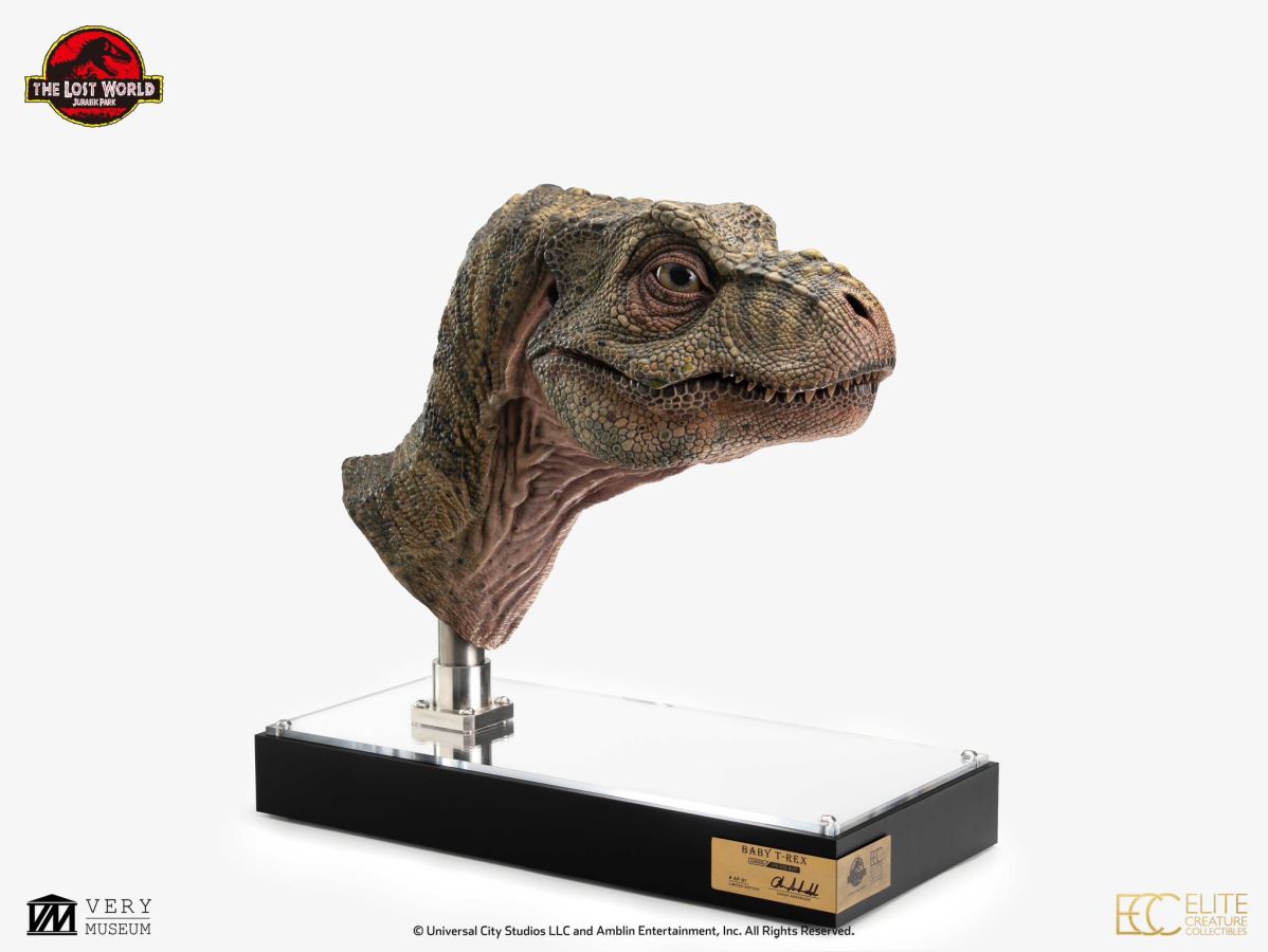 Junior T-rex Bust Prop (Jurassic Park : The Lost World)
