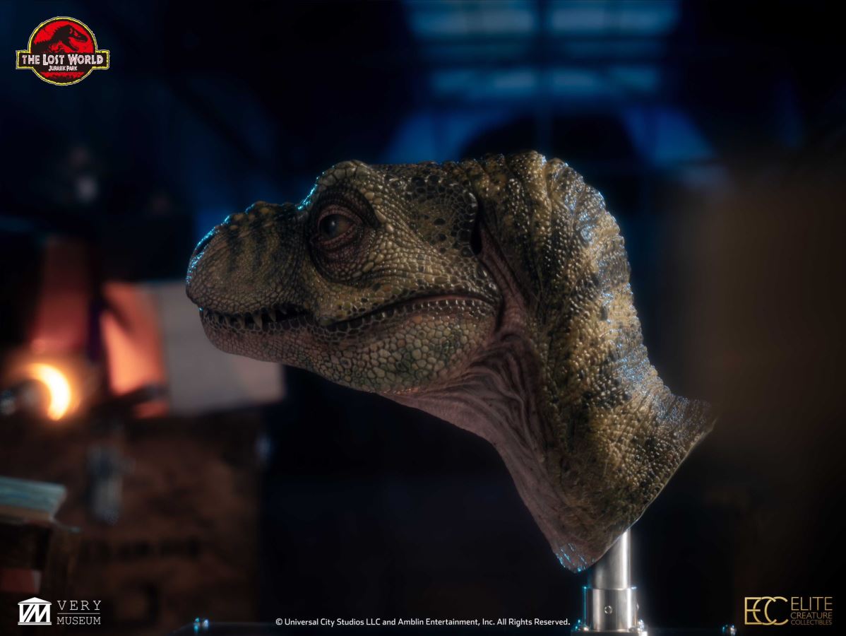 Junior T-rex Bust Prop (Jurassic Park : The Lost World)