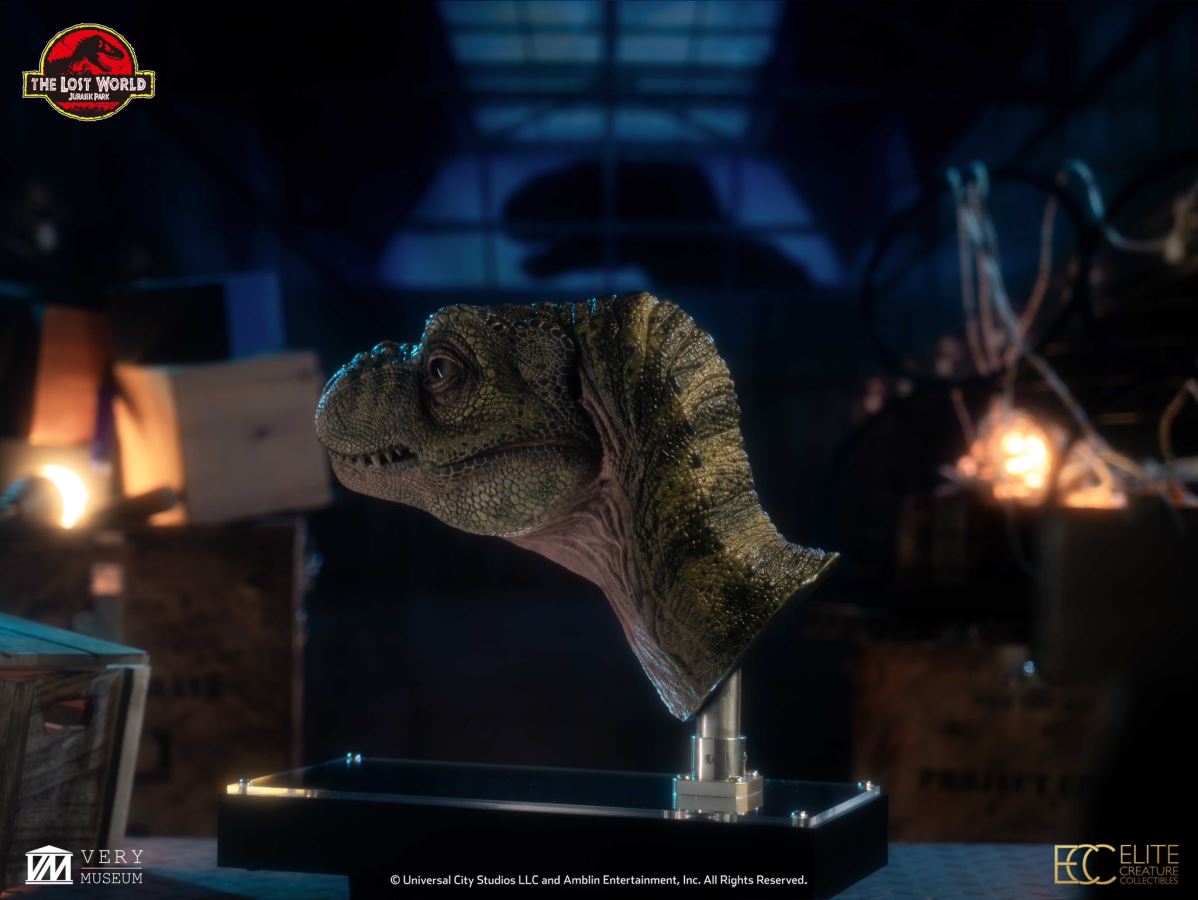 Junior T-rex Bust Prop (Jurassic Park : The Lost World)